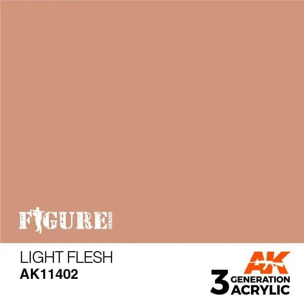 AK Interactive AK11402 3G Figure Light Flesh Paint 17ml - A-Z Toy Hobby