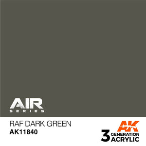 AK Interactive AK11840 3G Air RAF Dark Green Paint 17ml - A-Z Toy Hobby