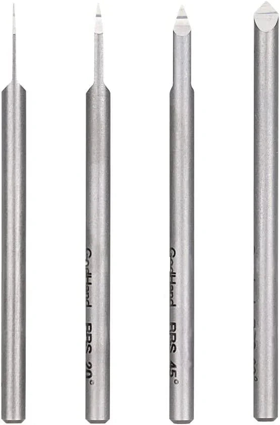 GodHand Bit Blade V-shaped Edge Set (4 pcs) GH-BBS-05-90 - A-Z Toy Hobby