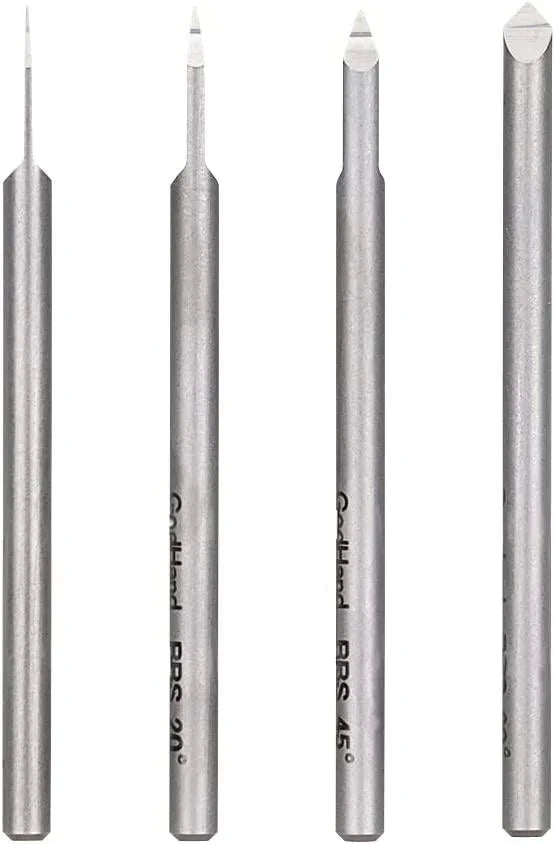 GodHand Bit Blade V-shaped Edge Set (4 pcs) GH-BBS-05-90 - A-Z Toy Hobby