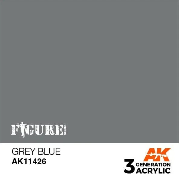 AK Interactive AK11426 3G Figure Grey Blue Paint 17ml - A-Z Toy Hobby