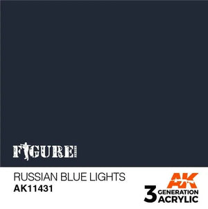 AK Interactive AK11431 3G Figure Russian Blue Lights Paint 17ml - A-Z Toy Hobby