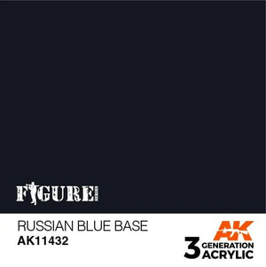 AK Interactive AK11432 3G Figure Russian Blue Base Paint 17ml - A-Z Toy Hobby