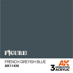 AK Interactive AK11439 3G Figure French Greyish Blue Paint 17ml - A-Z Toy Hobby