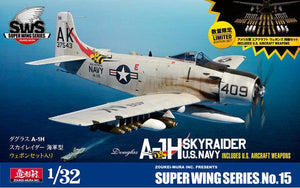 Zoukei-Mura SWS #15 A-1H Skyraider Includes U.S. Aircraft Weapons 1/32 Model Kit - A-Z Toy Hobby