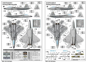 iLoveKit 62801 F-22A Raptor 1/48 Model Kit - A-Z Toy Hobby