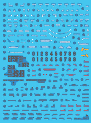 Delpi Water Decal For MG Ball Ver. Ka - A-Z Toy Hobby