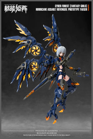 Nuke Matrix CF03 Hurricane Assault Revenger Prototype Yaeger Cyber Forest Fantasy Girls Model Kit - A-Z Toy Hobby