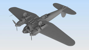 ICM 48263 He 111H-16 WWII German Bomber 1/48 Model Kit - A-Z Toy Hobby
