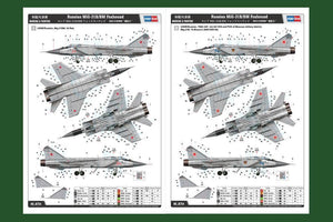 Hobby Boss 81754 MiG-31B/BM Foxhound 1/48 Model Kit - A-Z Toy Hobby