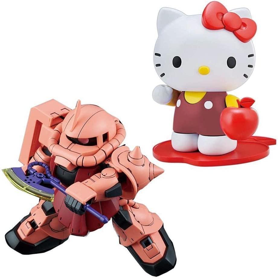 Bandai Hello Kitty / Char's Zaku II SD Gundam Cross Silhouette Model Kit - A-Z Toy Hobby