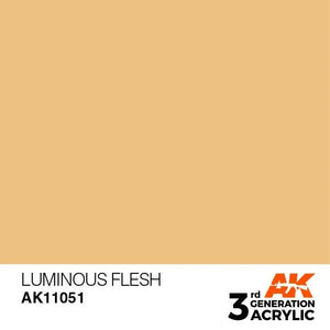 AK Interactive AK11051 3G Luminous Flesh Acrylic Paint 17ml - A-Z Toy Hobby