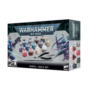 Games Workshop Warhammer 40,000: Paints + Tools Set 60-12 - A-Z Toy Hobby