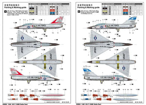 Trumpeter 02892 US F-106B Delta Dart 1/48 Model Kit - A-Z Toy Hobby