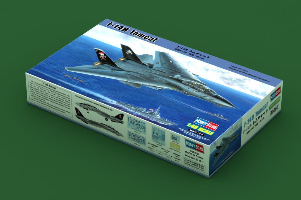 Hobby Boss 80367 Grumman F-14B Tomcat 1/48 Model Kit - A-Z Toy Hobby