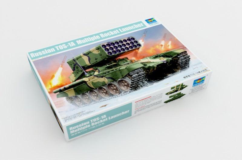 Trumpeter 05582 Russian TOS-1A Multiple Rocket Launcher 1/35 Model Kit - A-Z Toy Hobby