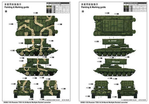 Trumpeter 05582 Russian TOS-1A Multiple Rocket Launcher 1/35 Model Kit - A-Z Toy Hobby