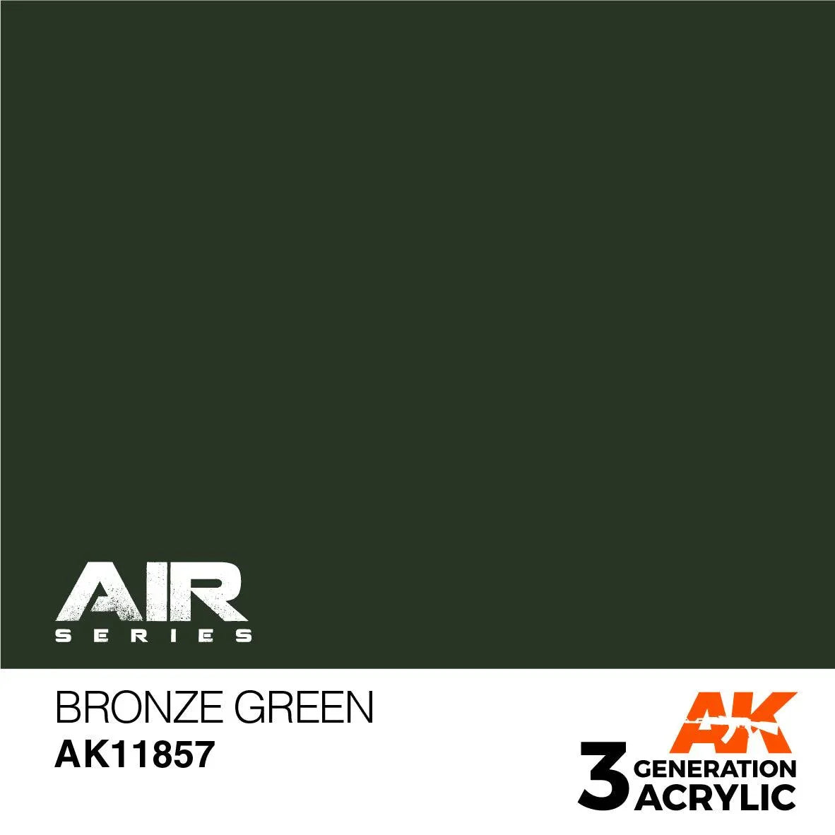 AK Interactive AK11857 3G Air Bronze Green Paint 17ml - A-Z Toy Hobby