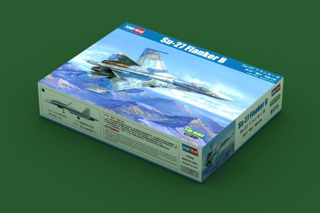 Hobby Boss 81712 Su-27 Flanker Early 1/48 Model Kit - A-Z Toy Hobby