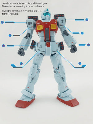Delpi Water Decal For HG GM Shoulder Cannon - A-Z Toy Hobby