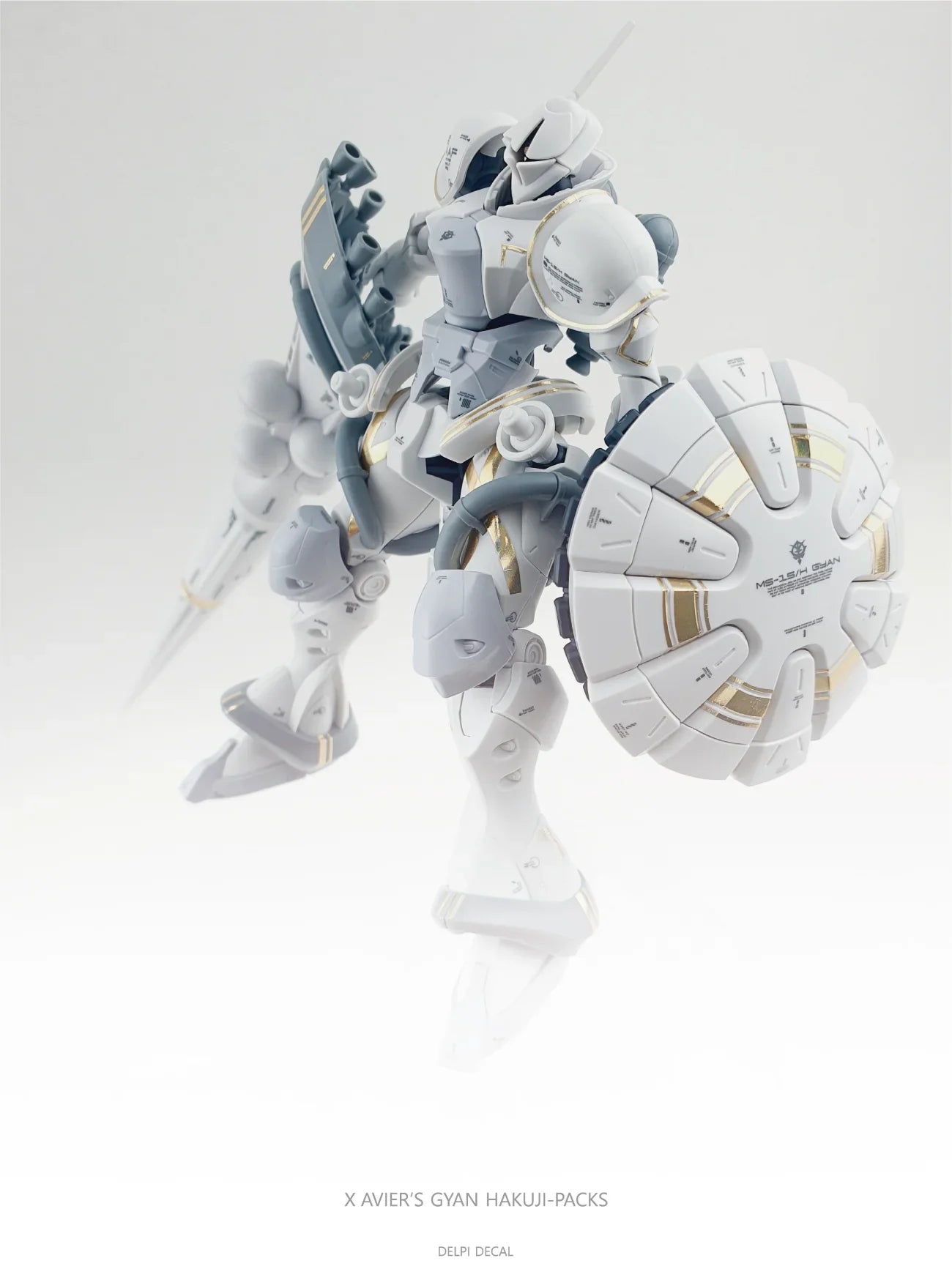 Delpi Water Decal For HGGQX Xavier's Gyan Hakuji - A-Z Toy Hobby