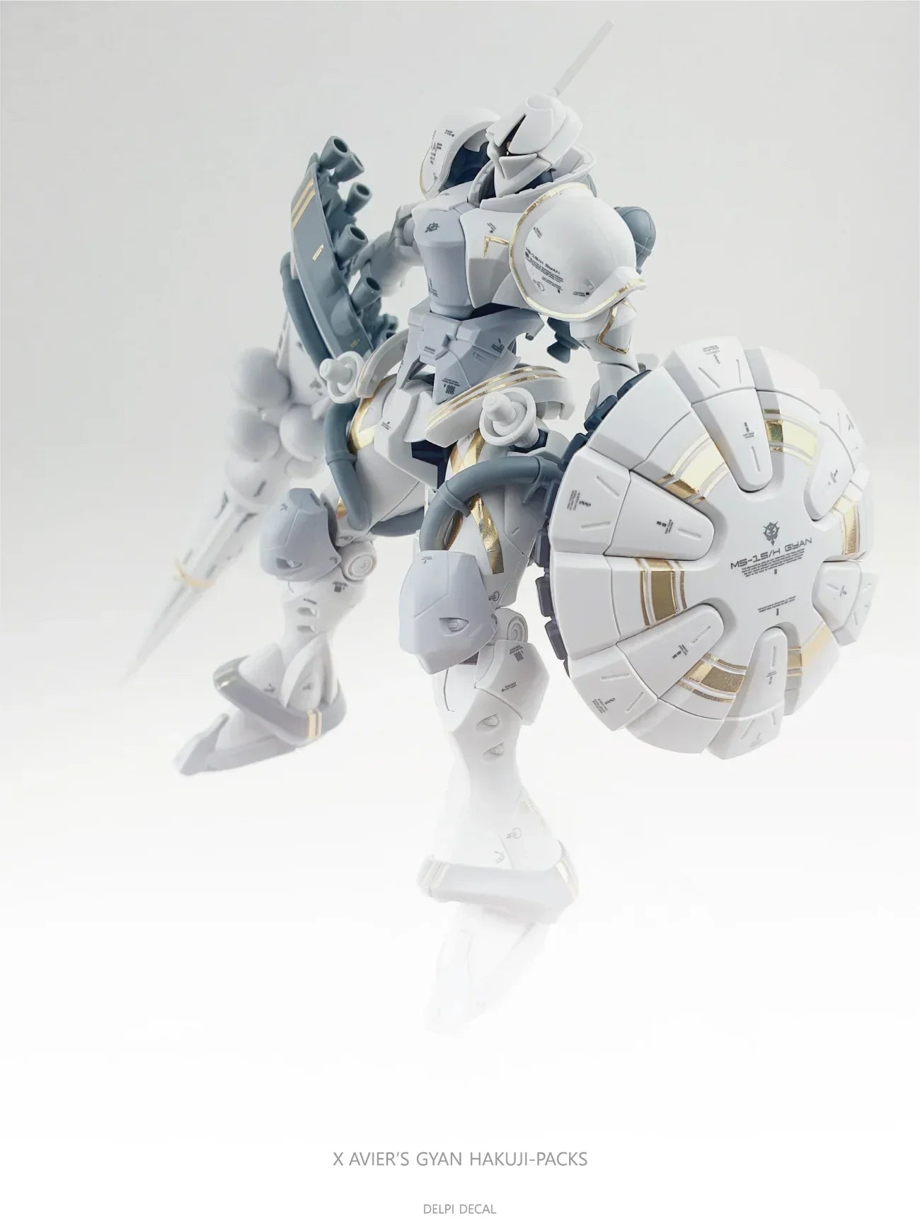 Delpi Water Decal For HGGQX Xavier's Gyan Hakuji - A-Z Toy Hobby