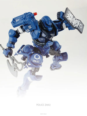 Delpi Water Decal For HG Police Zaku - A-Z Toy Hobby