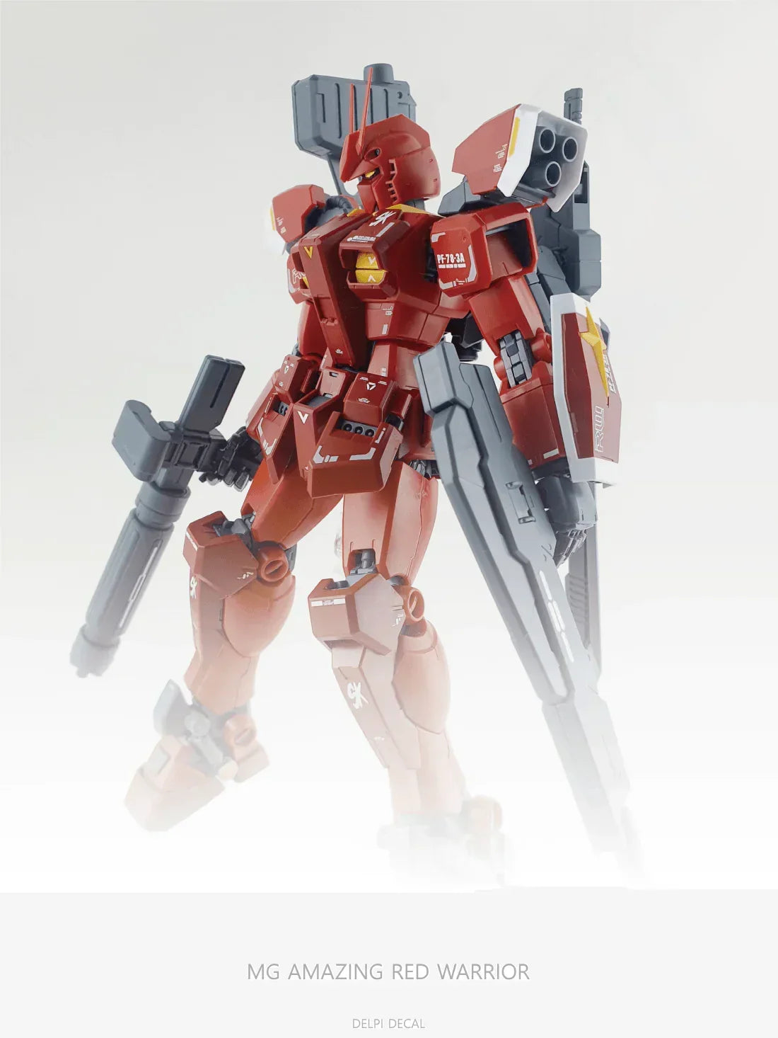 Delpi Water Decal For MG Amazing Red Warrior - A-Z Toy Hobby