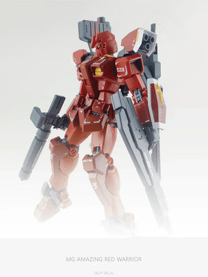Delpi Water Decal For MG Amazing Red Warrior - A-Z Toy Hobby