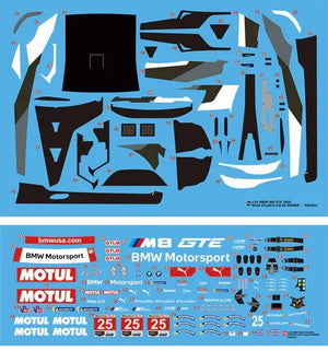 Platz BMW M8 GTE Road Atlanta 2020 Class Winner 1/24 Model Kit - A-Z Toy Hobby