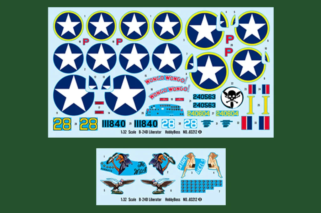 Hobby Boss 83211 B-24D Liberator 1/32 Model Kit - A-Z Toy Hobby