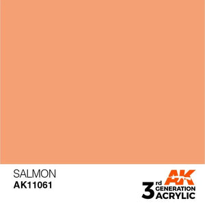 AK Interactive AK11061 3G Salmon Acrylic Paint 17ml - A-Z Toy Hobby