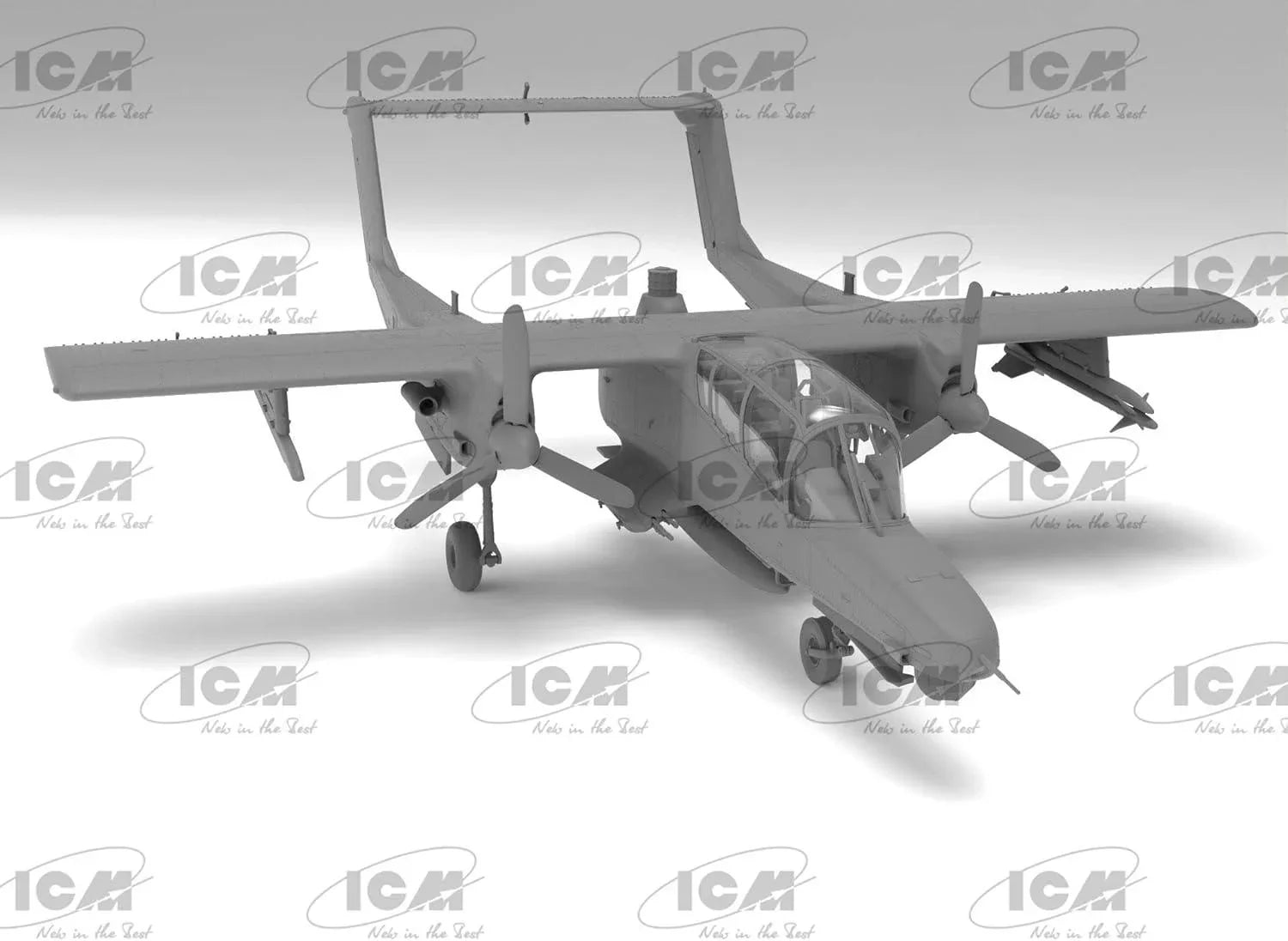 ICM 48302 'Desert Storm' OV-10A and OV-10D+ Bronco 1991 1/48 Model Kit - A-Z Toy Hobby