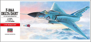 Hasegawa 00341 F-106A Delta Dart 1/72 Model Kit - A-Z Toy Hobby
