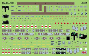 ICM 48302 'Desert Storm' OV-10A and OV-10D+ Bronco 1991 1/48 Model Kit - A-Z Toy Hobby