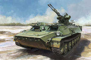 Trumpeter 09618 MT-LB with Zu-23-2 Armored Transport Vehicle 1/35 Model Kit - A-Z Toy Hobby