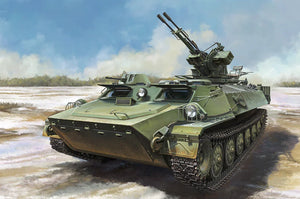 Trumpeter 09618 MT-LB with Zu-23-2 Armored Transport Vehicle 1/35 Model Kit - A-Z Toy Hobby