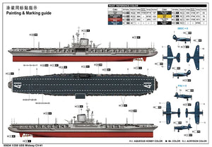 Trumpeter 05634 USS Midway CV-41 1/350 Model Kit - A-Z Toy Hobby
