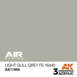 AK Interactive AK11866 3G Air Light Gull Grey FS 16440 Paint 17ml - A-Z Toy Hobby
