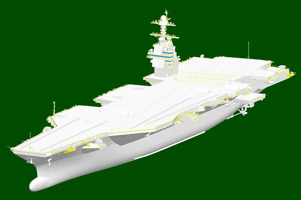 Trumpeter 05638 USS Gerald R. Ford CVN-78 1/350 Model Kit - A-Z Toy Hobby