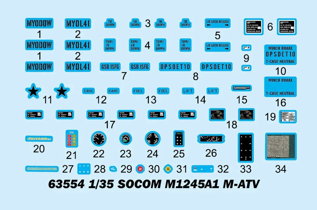 iLoveKit 63554 SOCOM M1245A1 M-ATV 1/35 Model Kit - A-Z Toy Hobby