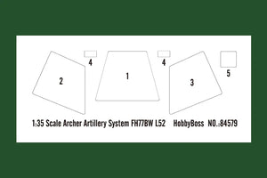 Hobby Boss 84579 Archer Artillery System FH77BW L52 1/35 Model Kit - A-Z Toy Hobby