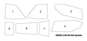 Trumpeter 05838 AH-64A Apache Helicopter 1/48 Model Kit - A-Z Toy Hobby