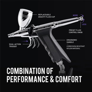 Gaahleri GHAD-68 Advanced 0.35mm & 0.5mm Trigger Type Airbrush - A-Z Toy Hobby