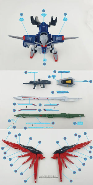 Delpi Water Decal For HG Destiny Spec II - A-Z Toy Hobby