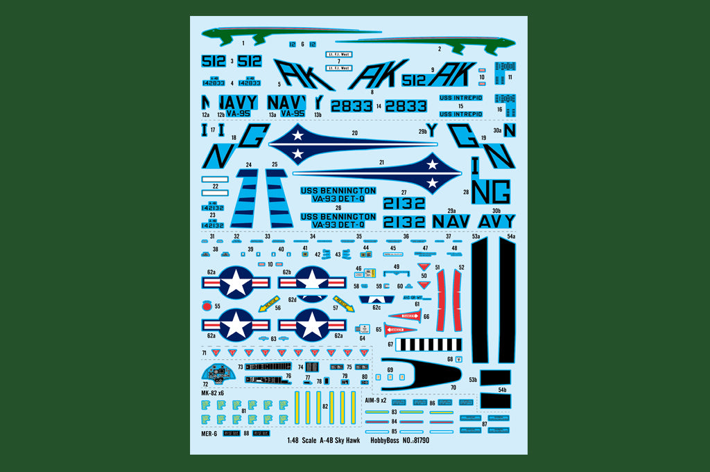 Hobby Boss 81790 A-4B Sky Hawk 1/48 Model Kit