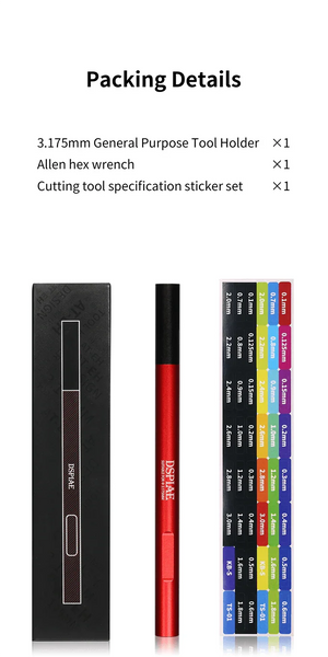 DSPIAE 3.175mm Universal Clamp Handle AT-EH - A-Z Toy Hobby