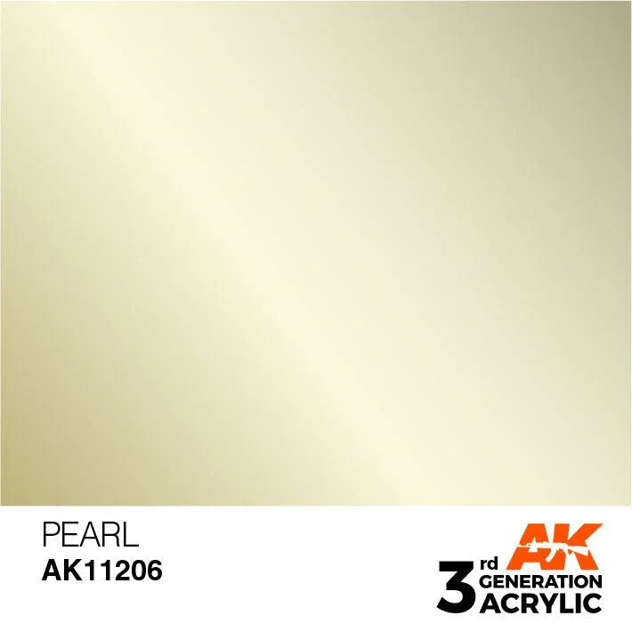 AK Interactive AK11206 3G Pearl Acrylic Paint 17ml - A-Z Toy Hobby