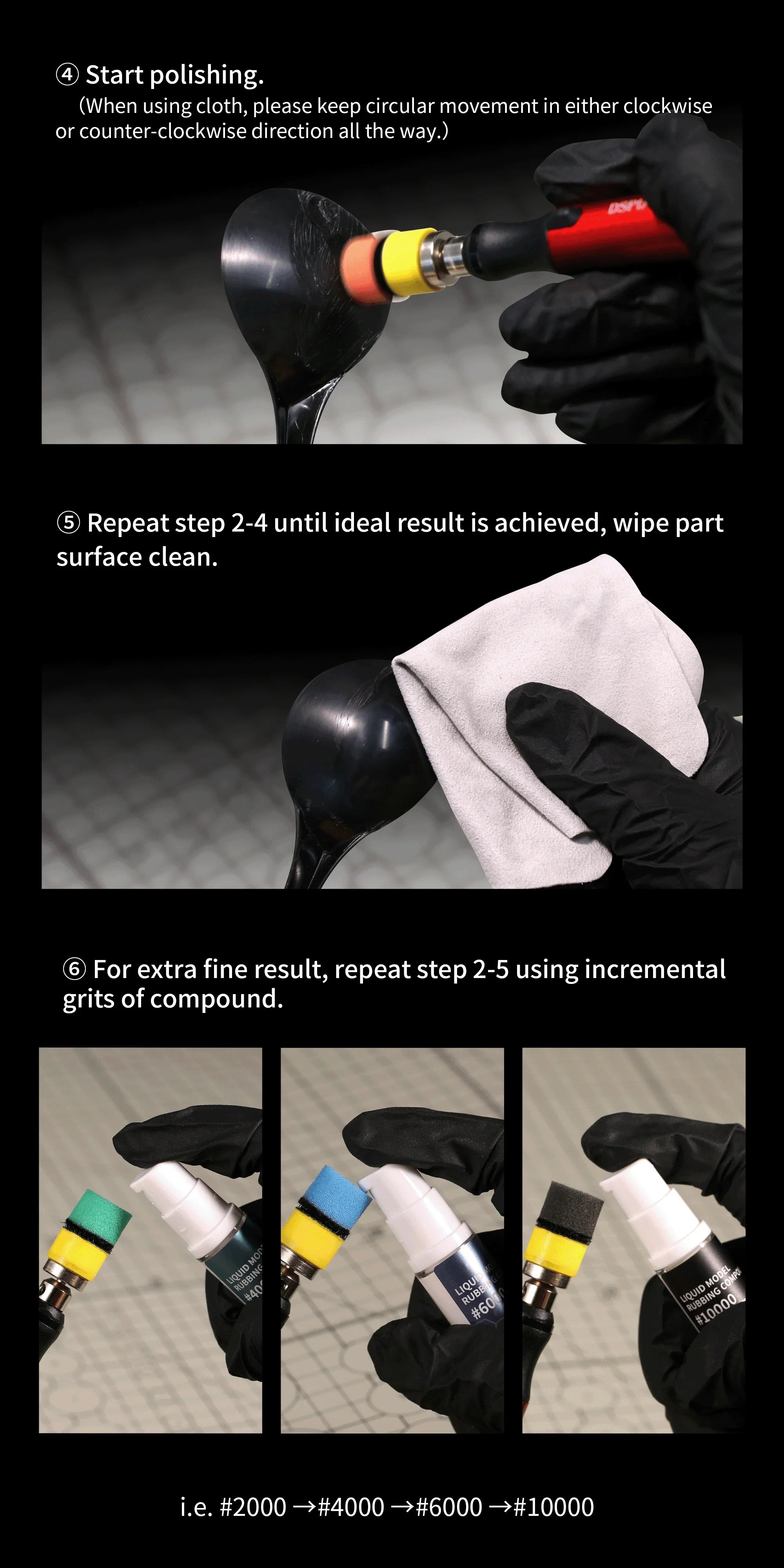 DSPIAE Liquid Polishing Compound LM10 - A-Z Toy Hobby