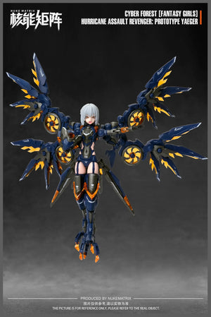 Nuke Matrix CF03 Hurricane Assault Revenger Prototype Yaeger Cyber Forest Fantasy Girls Model Kit - A-Z Toy Hobby